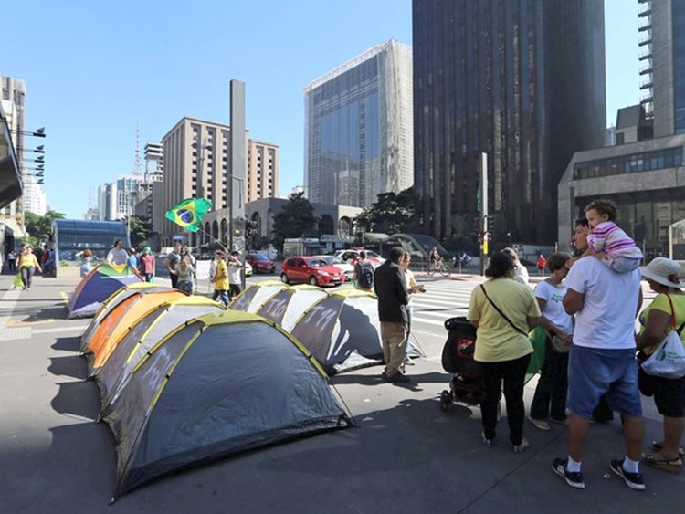 Os militantes estarão acampados na Praça Dom Malan, centro, entre os dias 27 de abril e 1º de maio/Foto:divulgação