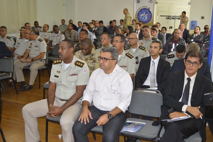Evento contou com a presença da cúpula das Polícias Militar, Civil, Técnica e Bombeiros/Foto: ASCOM